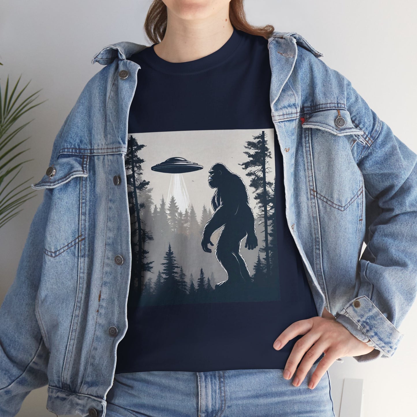 Sasquatch rencontre Bigfoot et OVNI - T-shirt de sport Flashlander