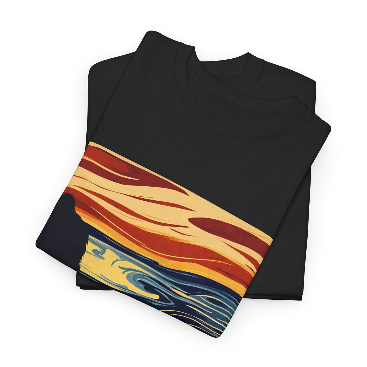 The Scream Meets Bigfoot A Startling Encounter - Flashlander Gym Shirt