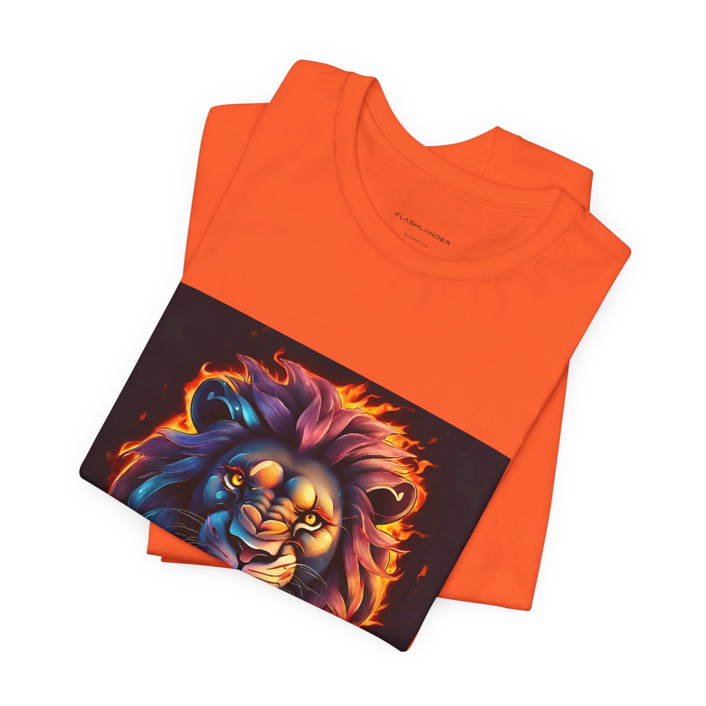 Brave Lion Flames Flashlander Gym Shirt