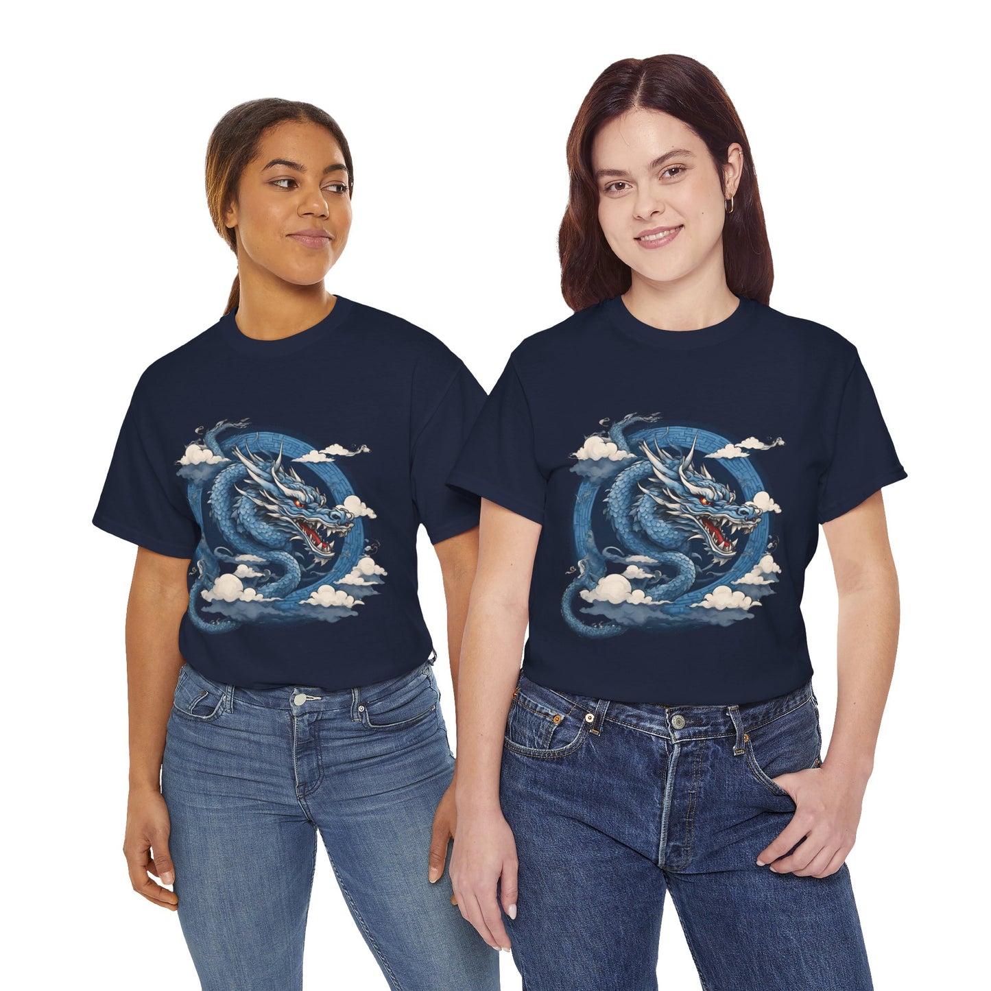 Dragon bleu japonais - T-shirt de sport Flashlander