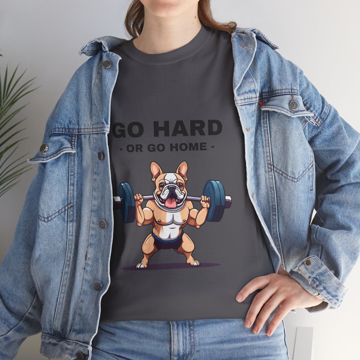 Muscular French Bulldog Dog Bodybuilding  - Flashlander Gym Shirt