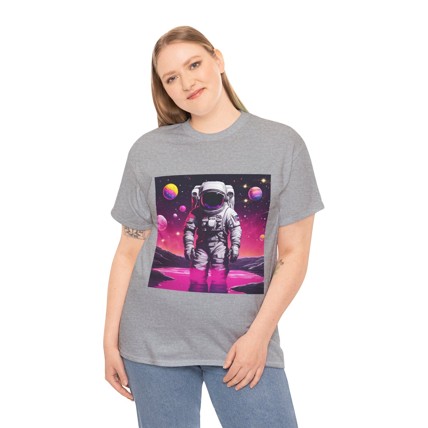 Astronaut Exploring New Worlds Flashlander Gym Shirt