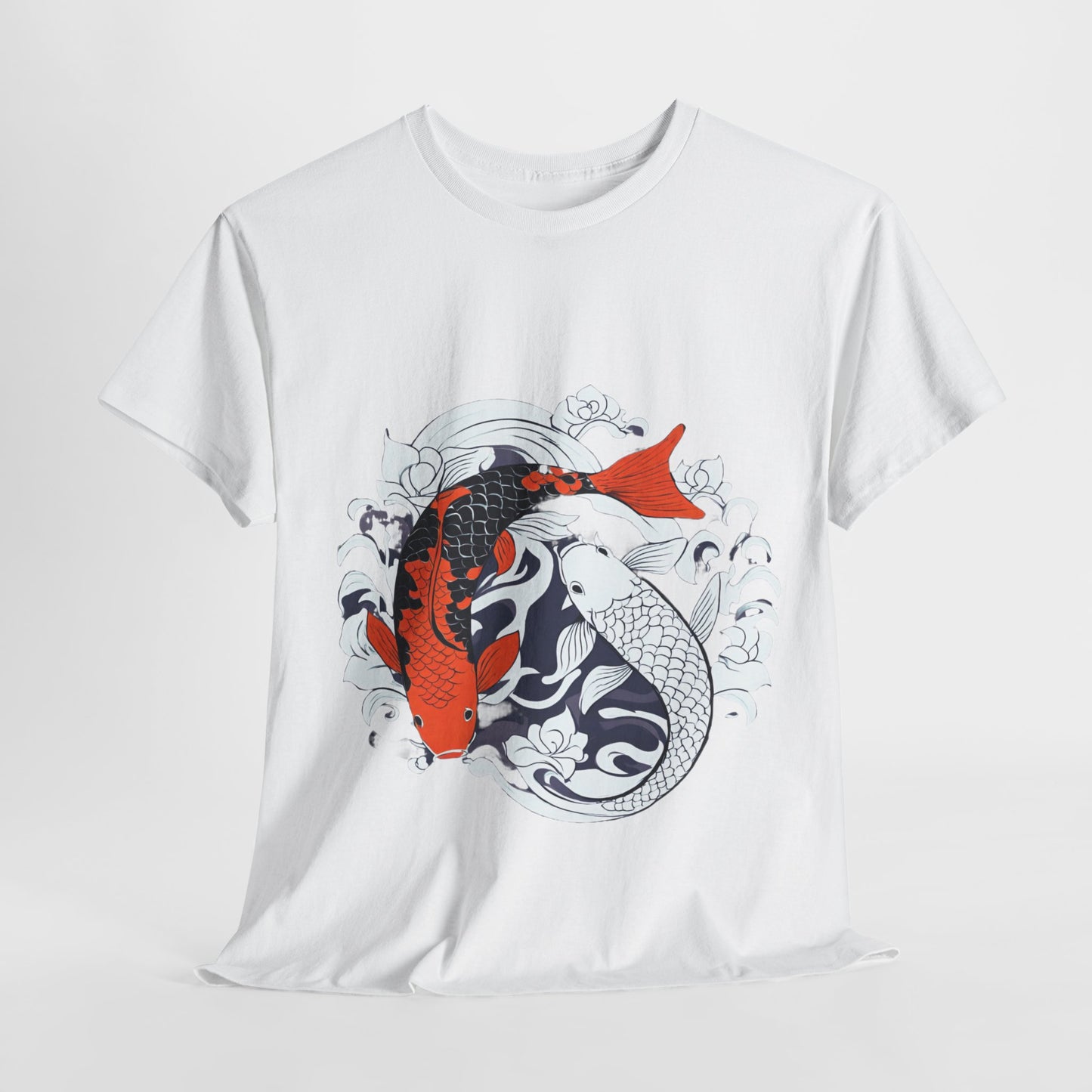 Yin Yang Japanese Koi Fish Flashlander Gym Shirt