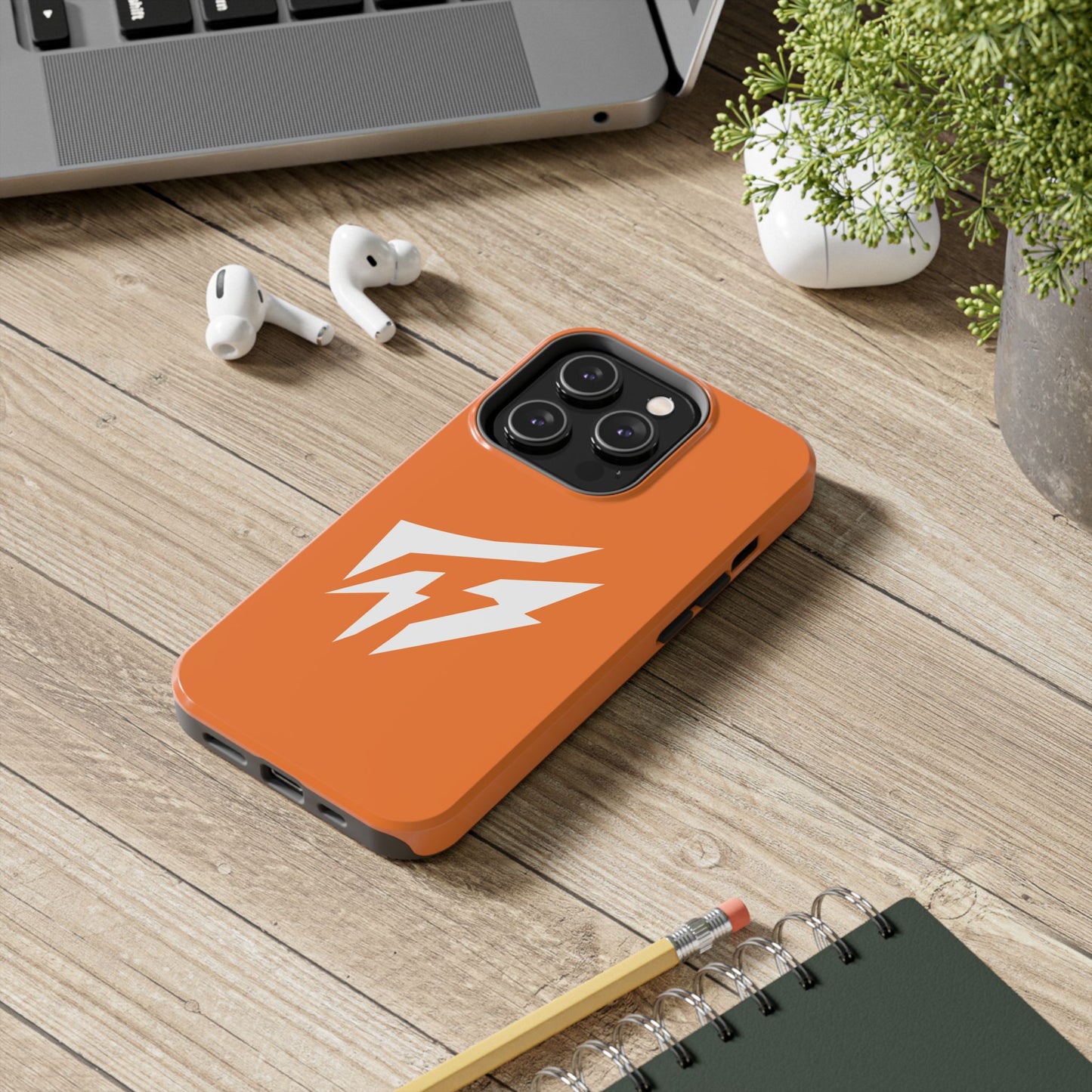 Flashlander Thunders Tough Phone Cases for all Iphone and Samsung Galaxy Crusta Orange