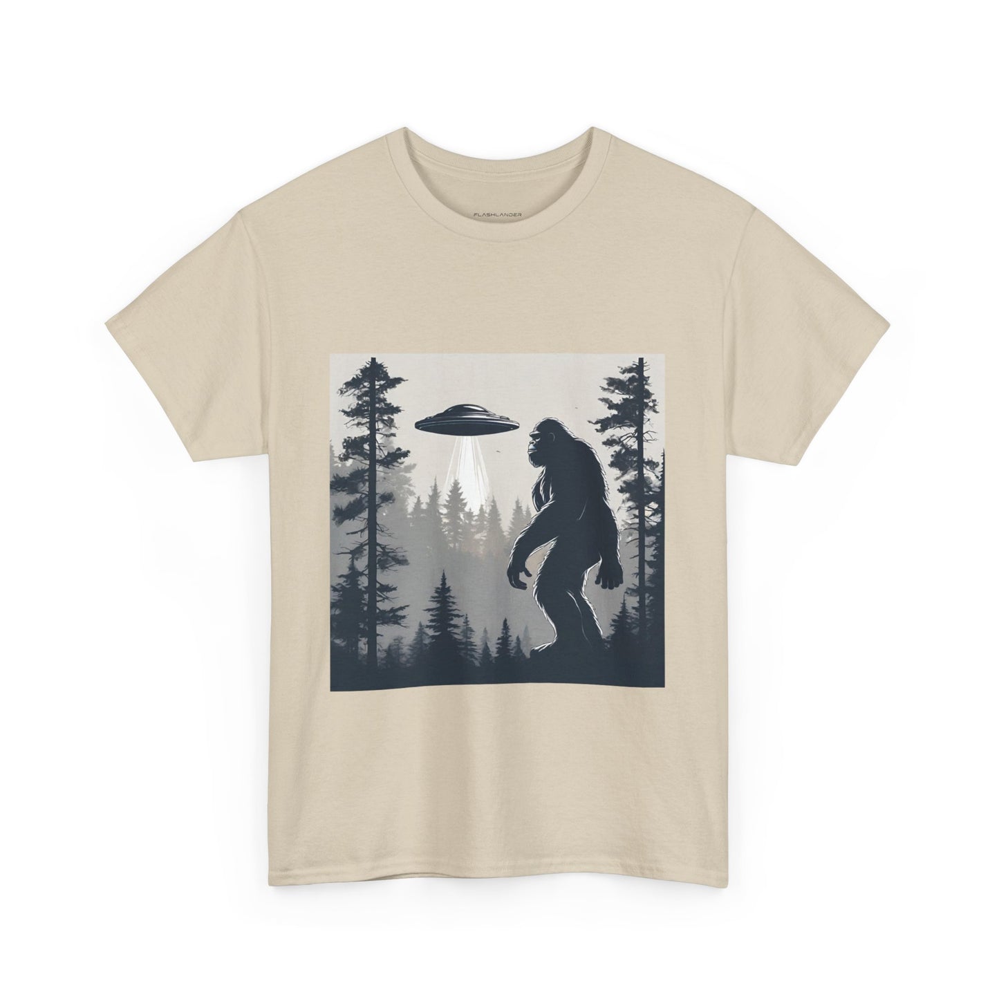 Sasquatch rencontre Bigfoot et OVNI - T-shirt de sport Flashlander