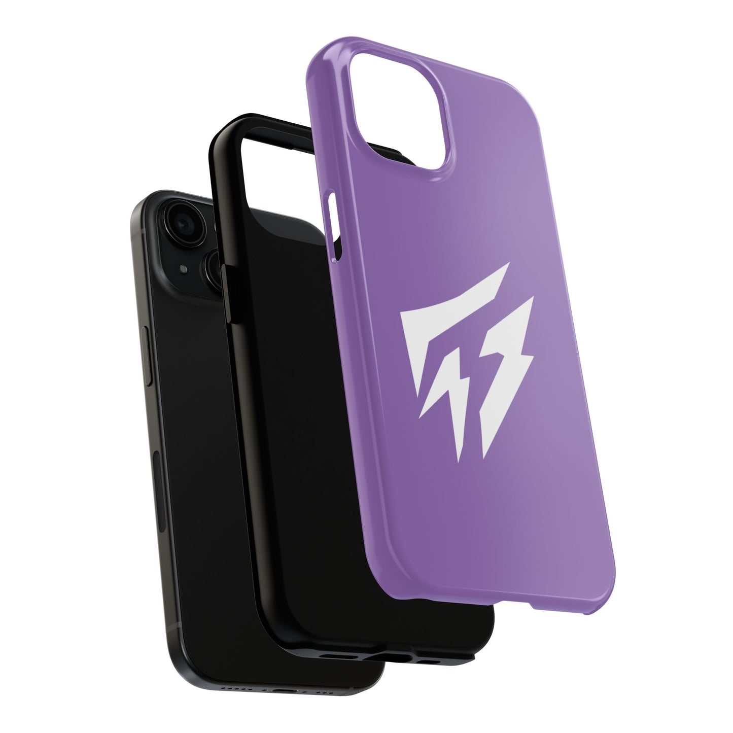 Flashlander Thunders Tough Phone Cases for all Iphone and Samsung Galaxy Light Purple