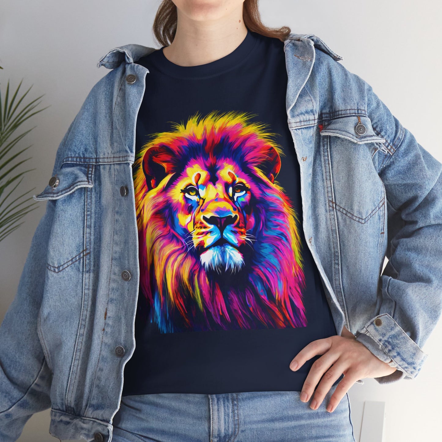 Lion Art Pop T-Shirt Flashlander