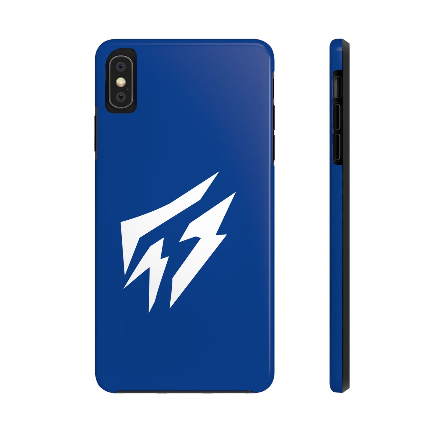 Flashlander Thunders Tough Phone Cases for all Iphone and Samsung Galaxy Dark Blue