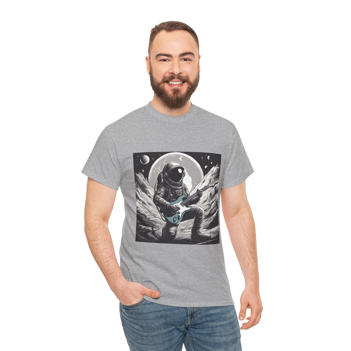 Galactic Jam Rockstar Astronaut Flashlander Gym Shirt