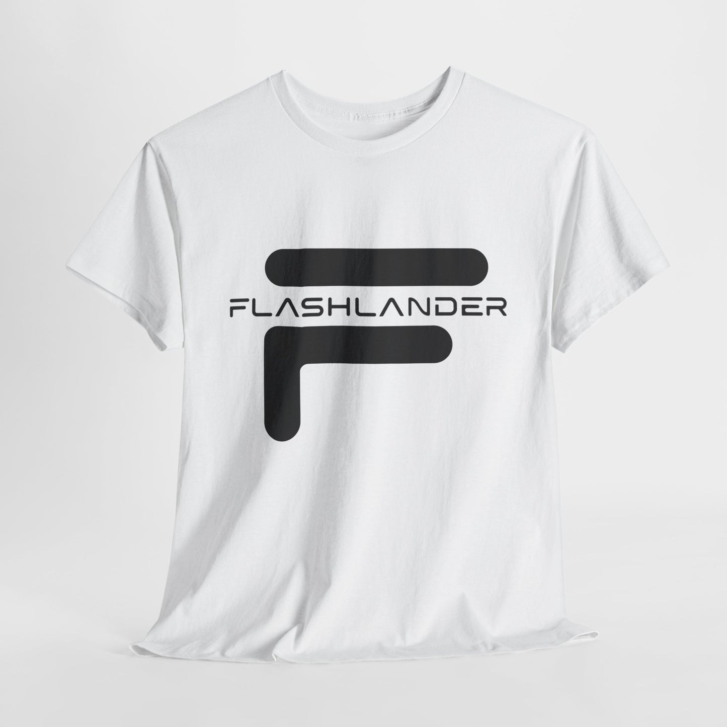 Flashlander with Iconic Crossed Logo Design Gym Shirt