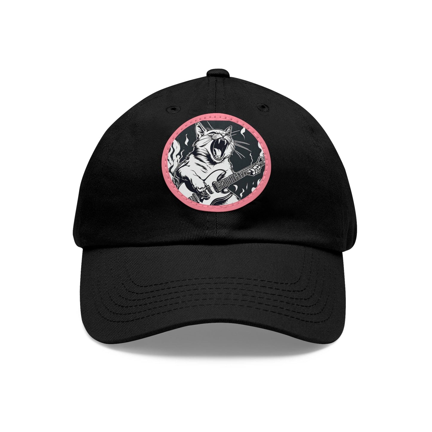 Cat Guitar Hat Cat Guitar Cap Hat Dad Hat with Patch Baseball Cap Cat Rock Hat Cat Rock Cap Kitty Guitar Hat Custom Hat Flashlander