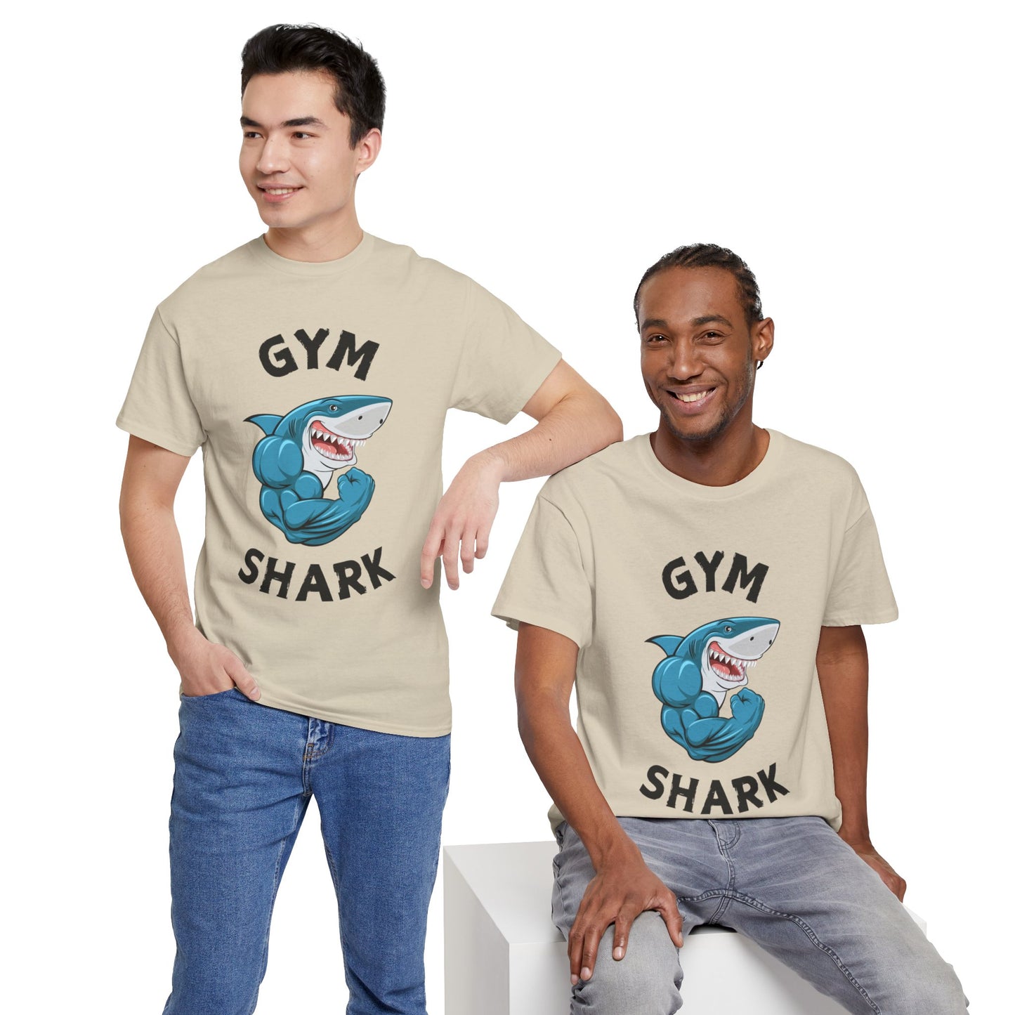 Muscle Gym Shark Bodybuilder Shirt - Flashlander