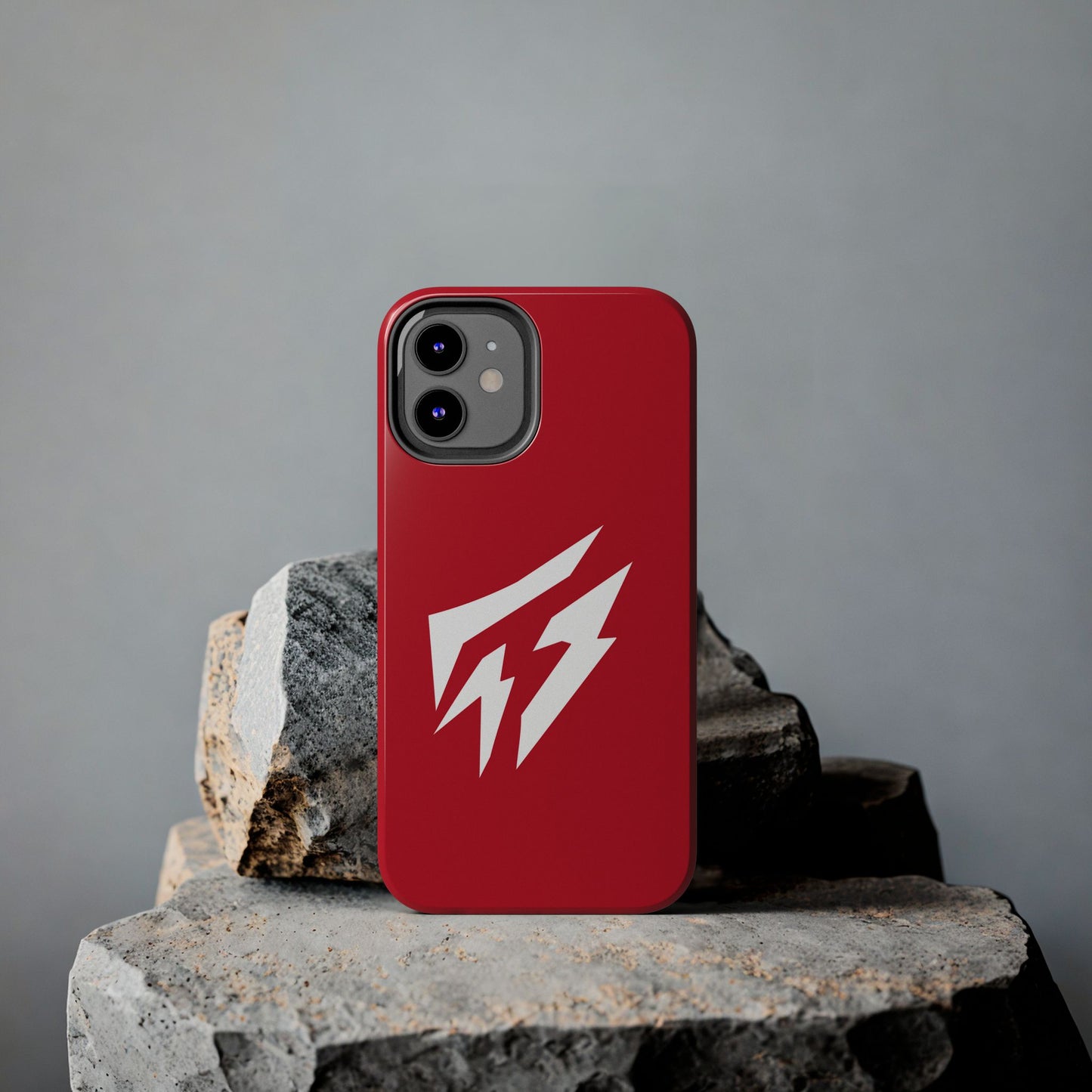 Flashlander Thunders Tough Phone Cases for all Iphone and Samsung Galaxy Dark Red