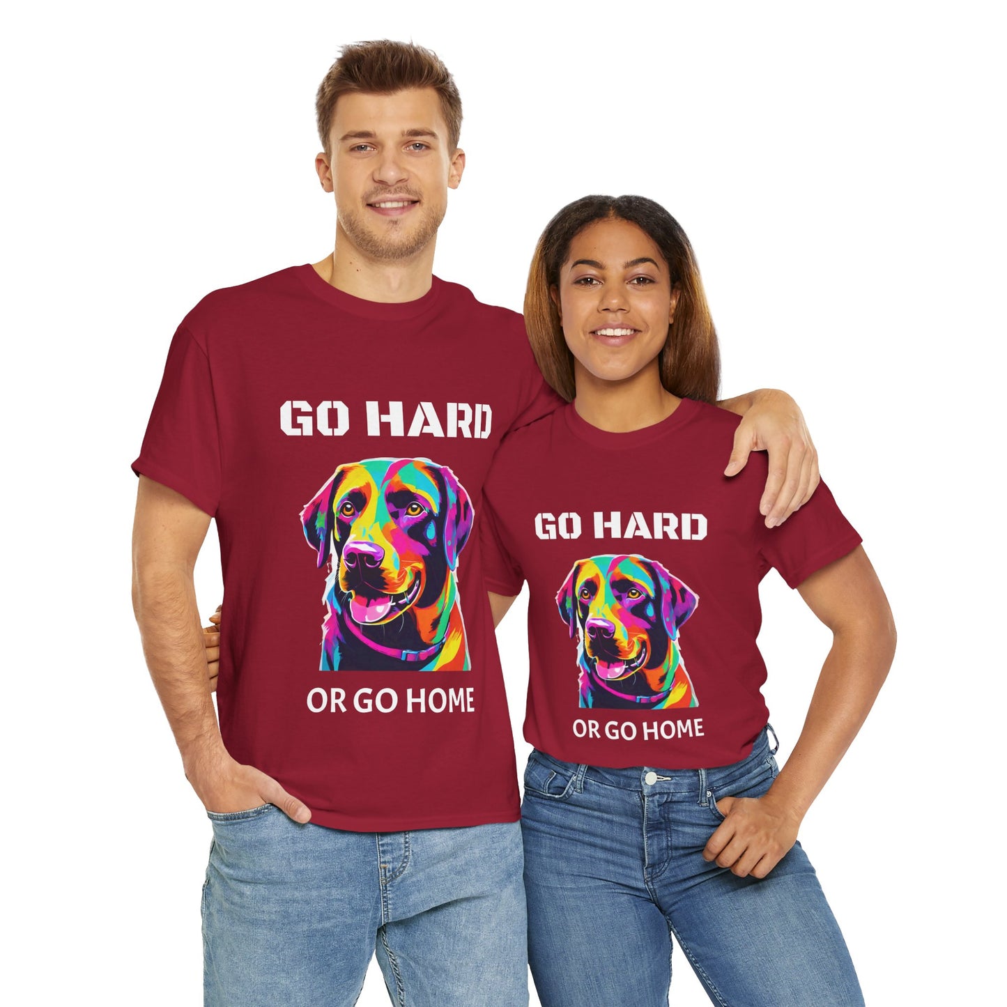 Labrador Retriever Dog Pop Art  - Go Hard Or Go Home Flashlander Gym Shirt