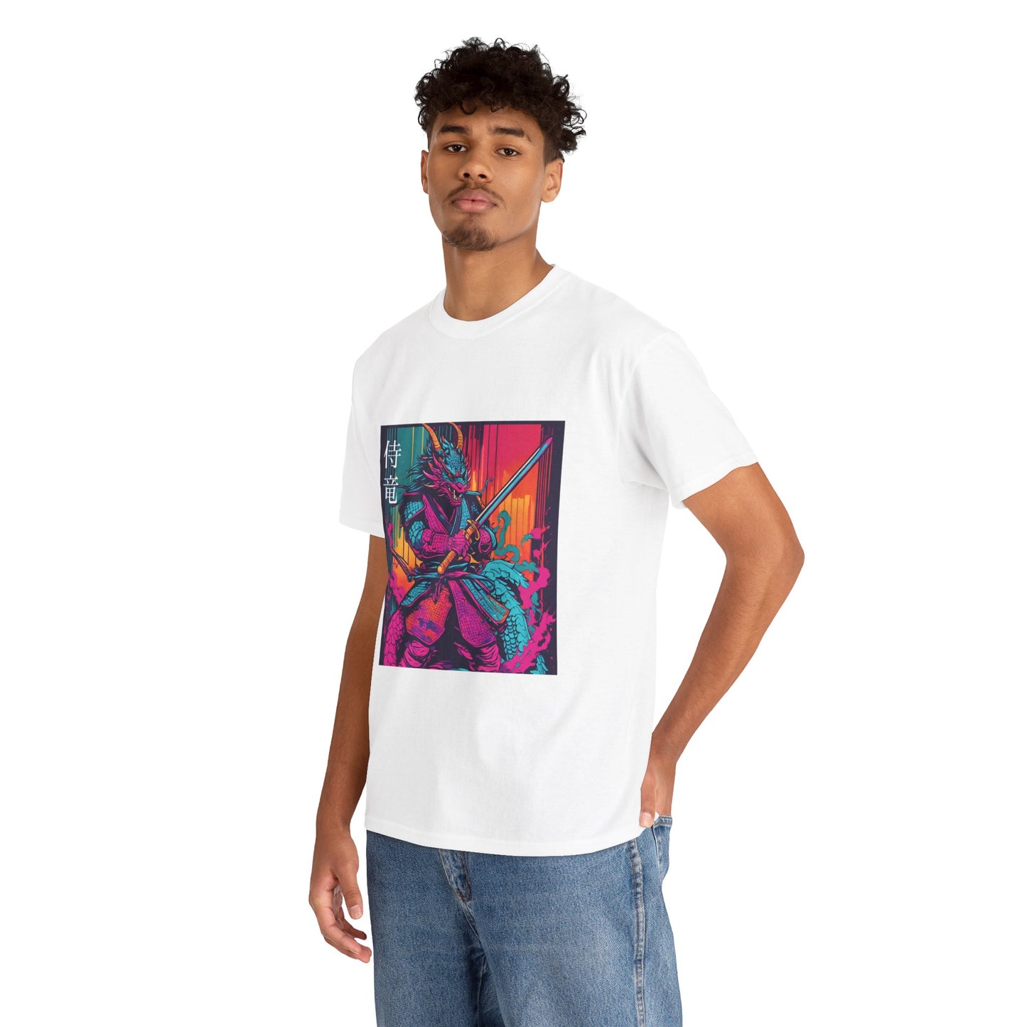 Dragon Samurai Pop Art - Flashlander Gym Shirt