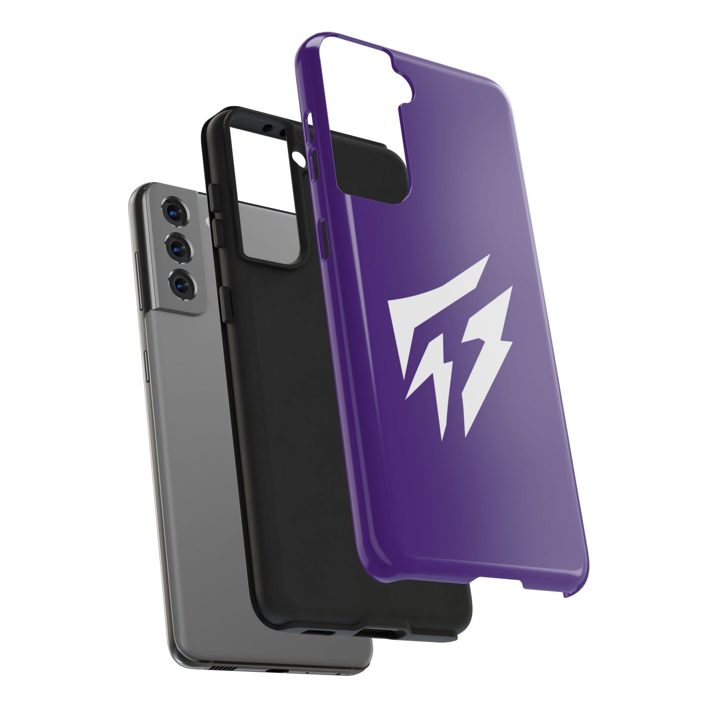 Flashlander Thunders Tough Phone Cases for all Iphone and Samsung Galaxy Purple