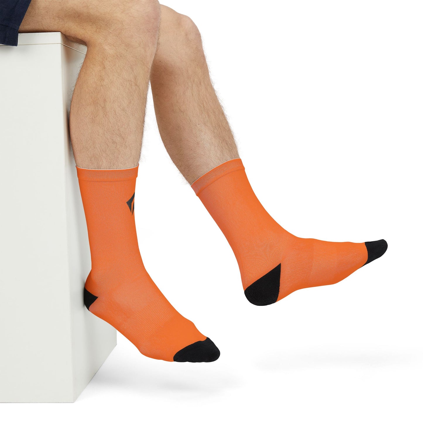 Flashlander Thunder Crew Sports Socks Crusta Orange