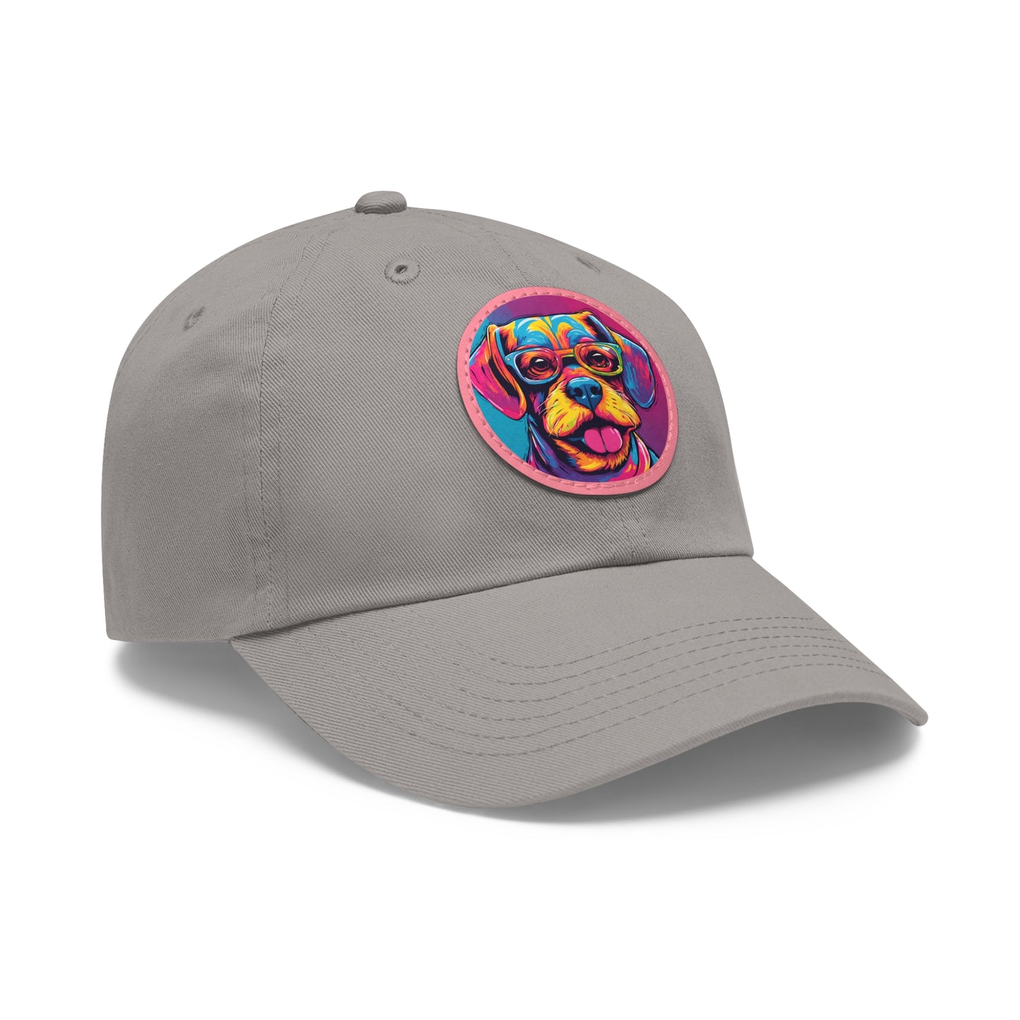 Chapeau pour chien avec lunettes, casquette pour chien, chapeau Pop Art pour chien, chapeau de papa avec patch (rond), casquette de baseball, chapeau pour chien, casquette pour chien, chapeau personnalisé Flashlander