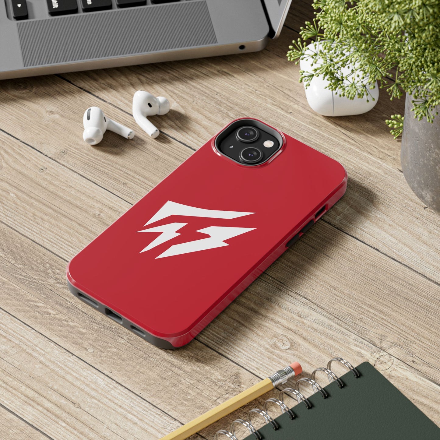 Flashlander Thunders Tough Phone Cases for all Iphone and Samsung Galaxy Dark Red