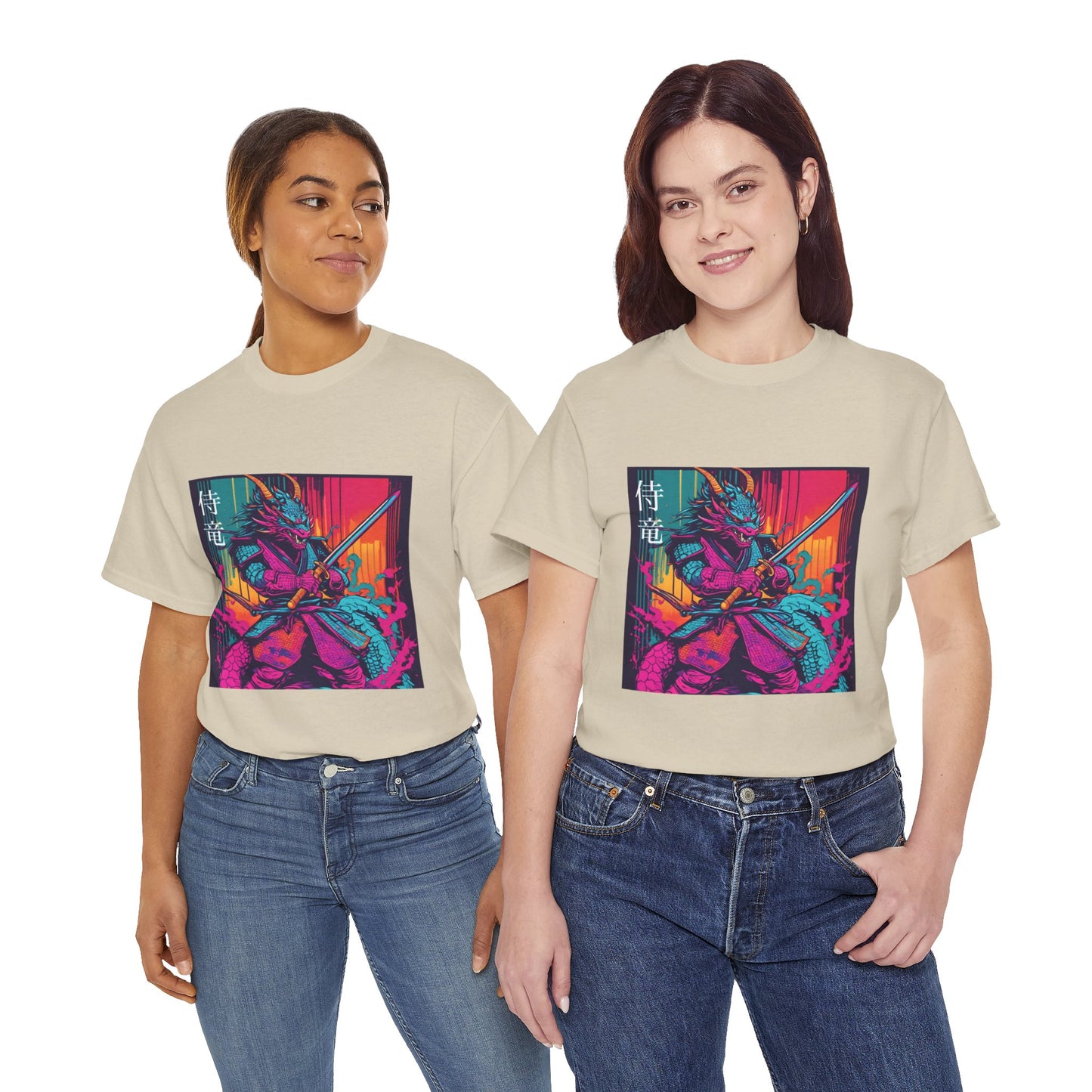 Dragon Samurai Pop Art - Flashlander Gym Shirt