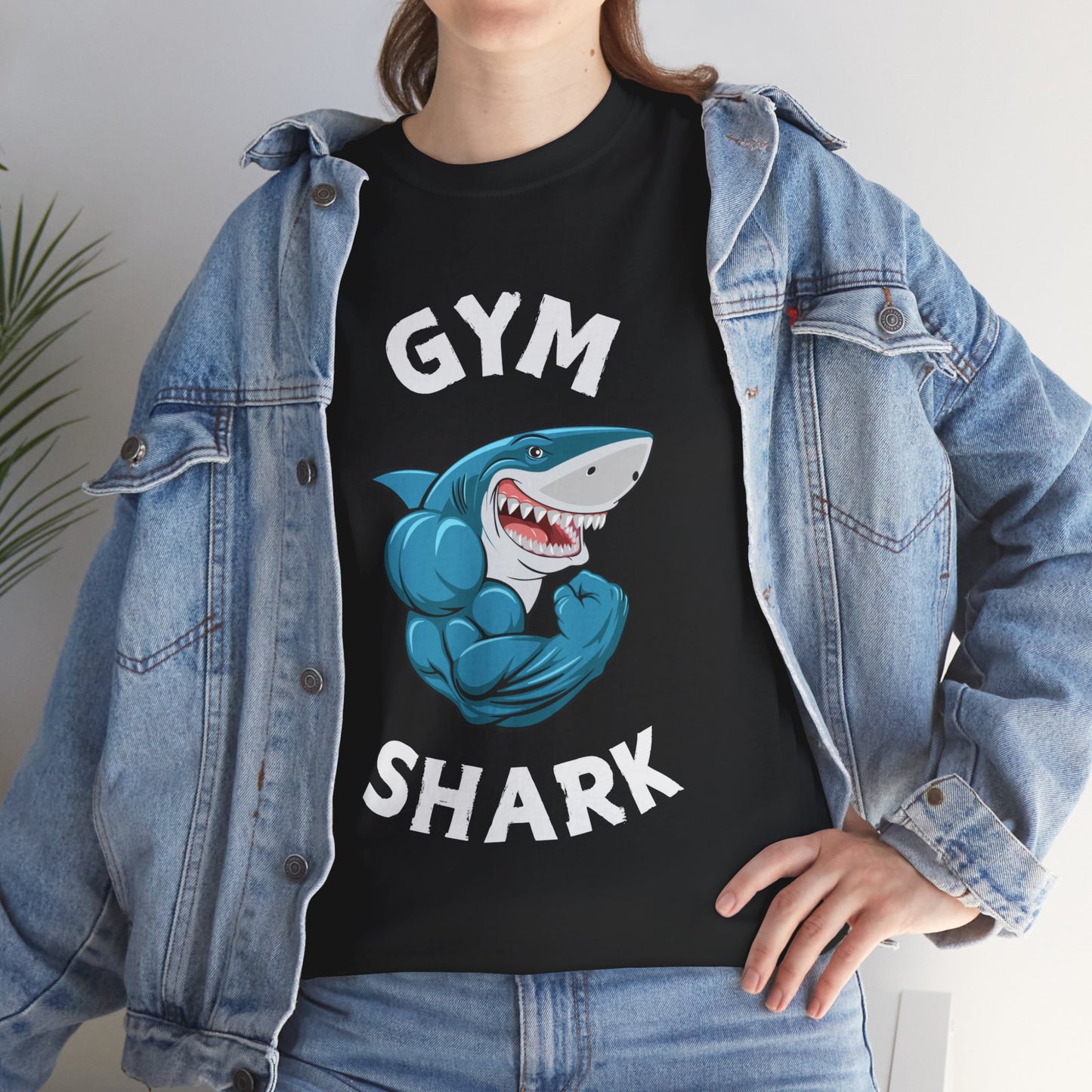 Muscle Gym Shark Bodybuilder Shirt - Flashlander