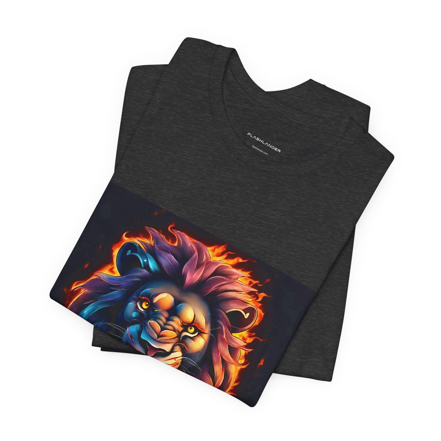 Brave Lion Flames Flashlander Gym Shirt