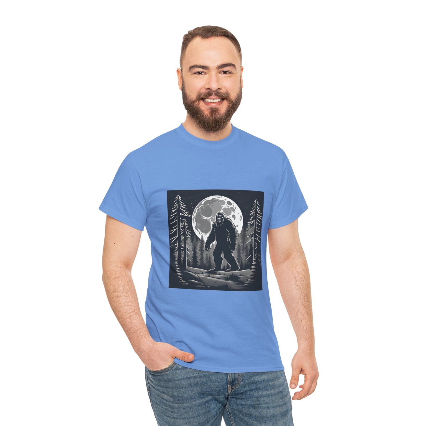 Bigfoot Funny Sasquatch Flashlander Gym Shirt