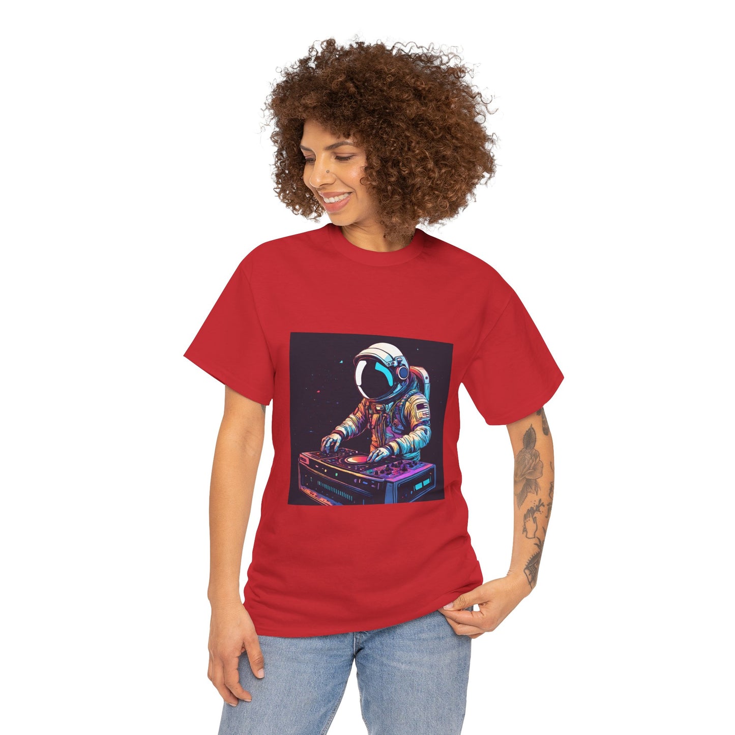 Astronaut Techno DJ Flashlander Gym Shirt