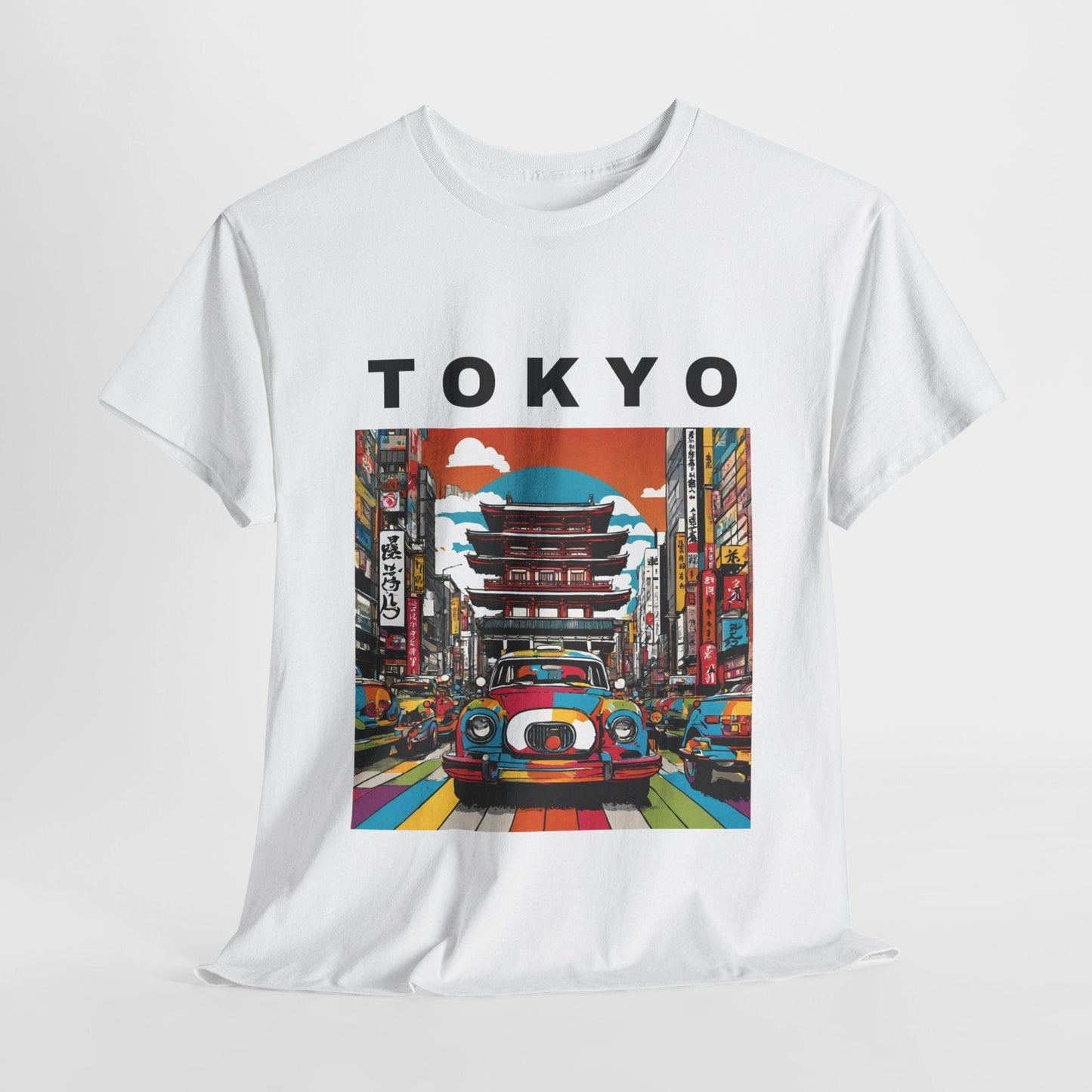 Tokyo Vintage Street Art Pop - Flashlander Gym Shirt