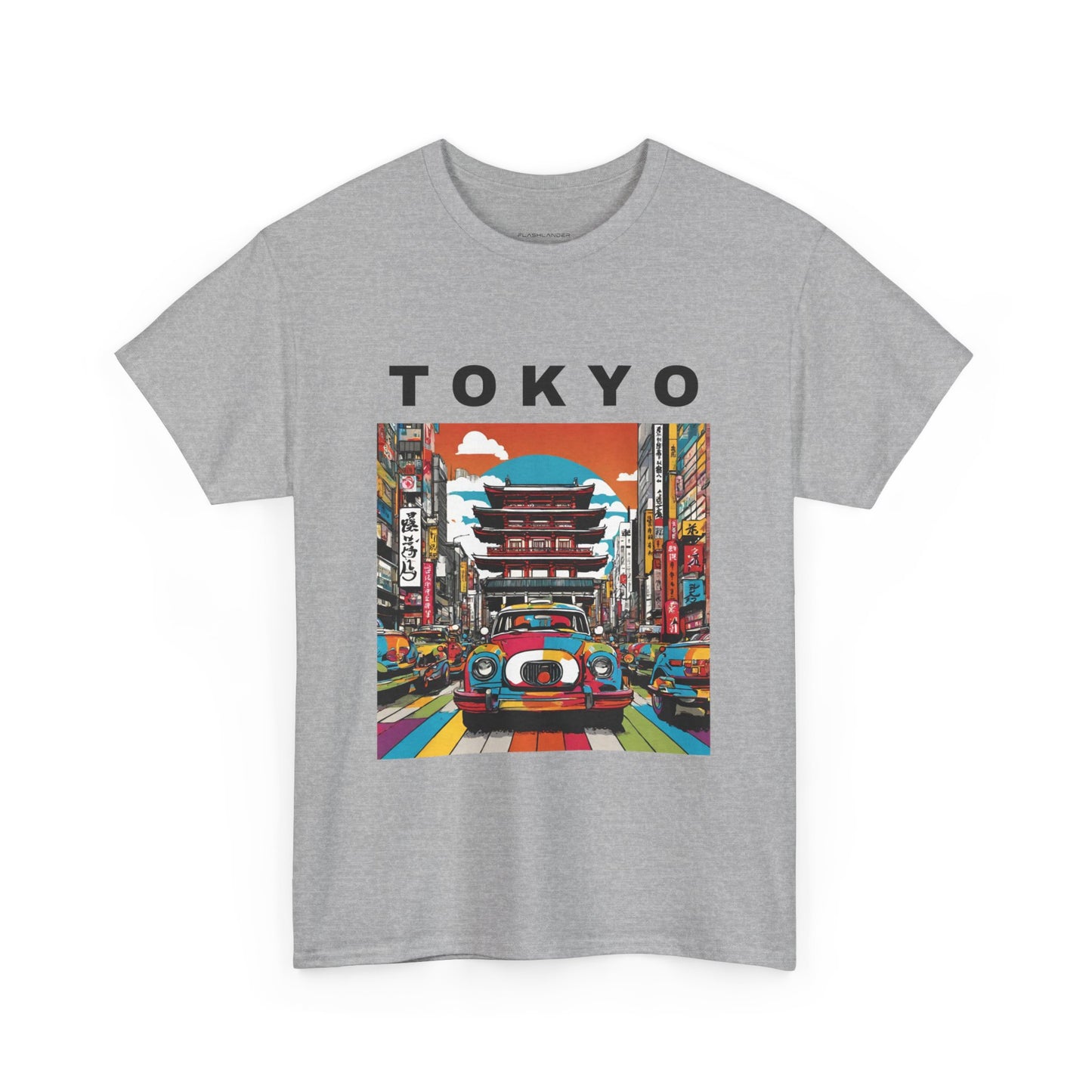 Tokyo Vintage Street Art Pop - Flashlander Gym Shirt