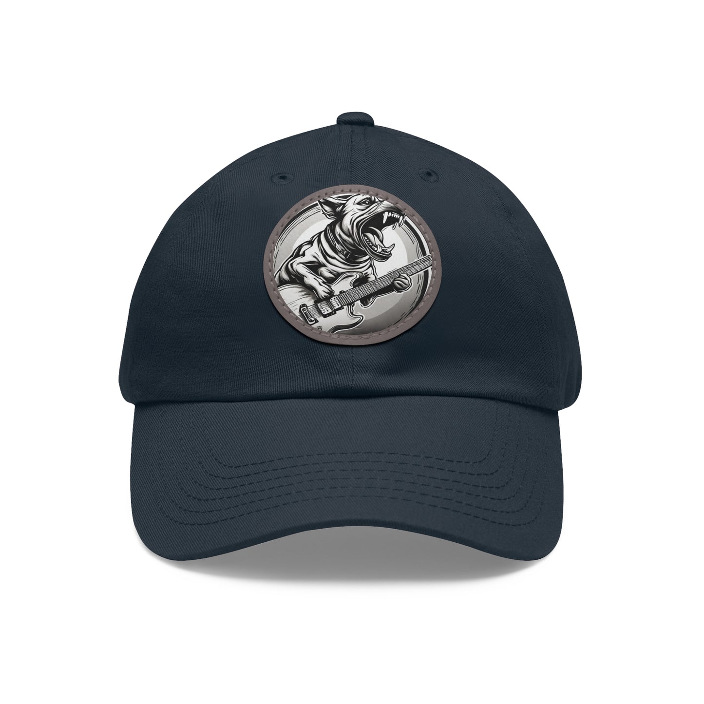 Guitar Dog Hat Sportswear Cap Guitar Dog Cap Dog Guitar Hat Dog Guitar Hat Hat Dad Hat with Patch (Round) Baseball Cap Dog Hat Rock Dog Hat Custom Hat Flashlander