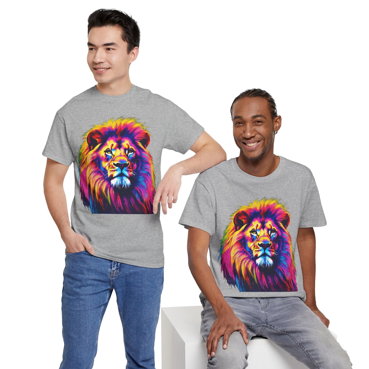 Lion Art Pop T-Shirt Flashlander