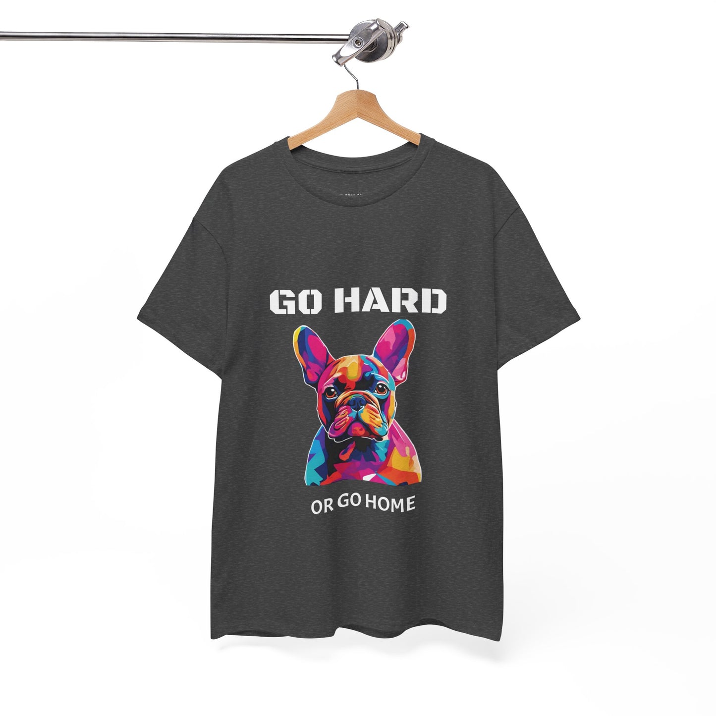 French Bulldog Dog Pop Art  - Go Hard Or Go Home Flashlander Gym Shirt