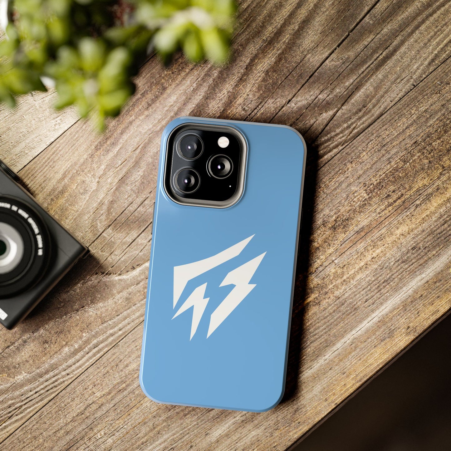 Flashlander Thunders Tough Phone Cases for all Iphone and Samsung Galaxy Light Blue