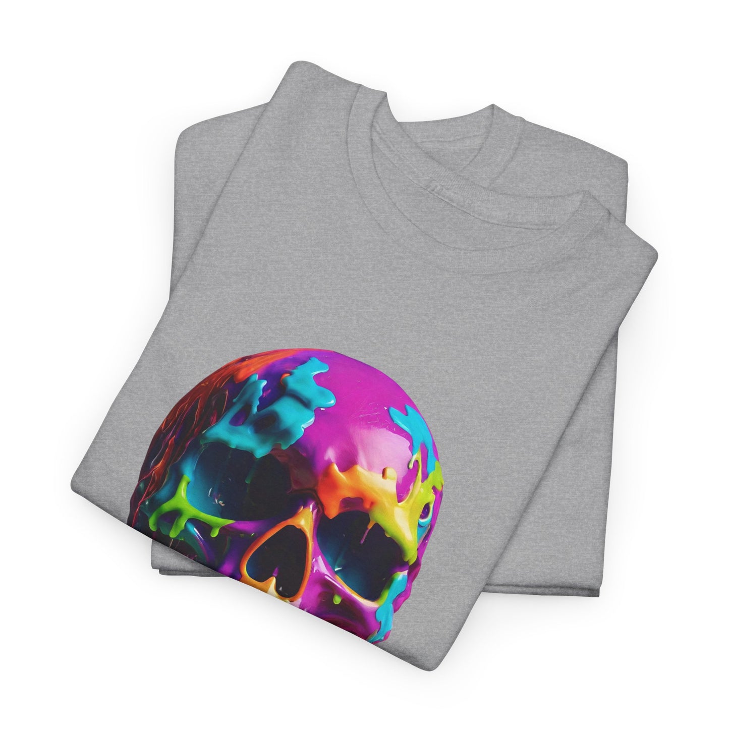 Neon Meltdown Skull Flashlander Gym Shirt