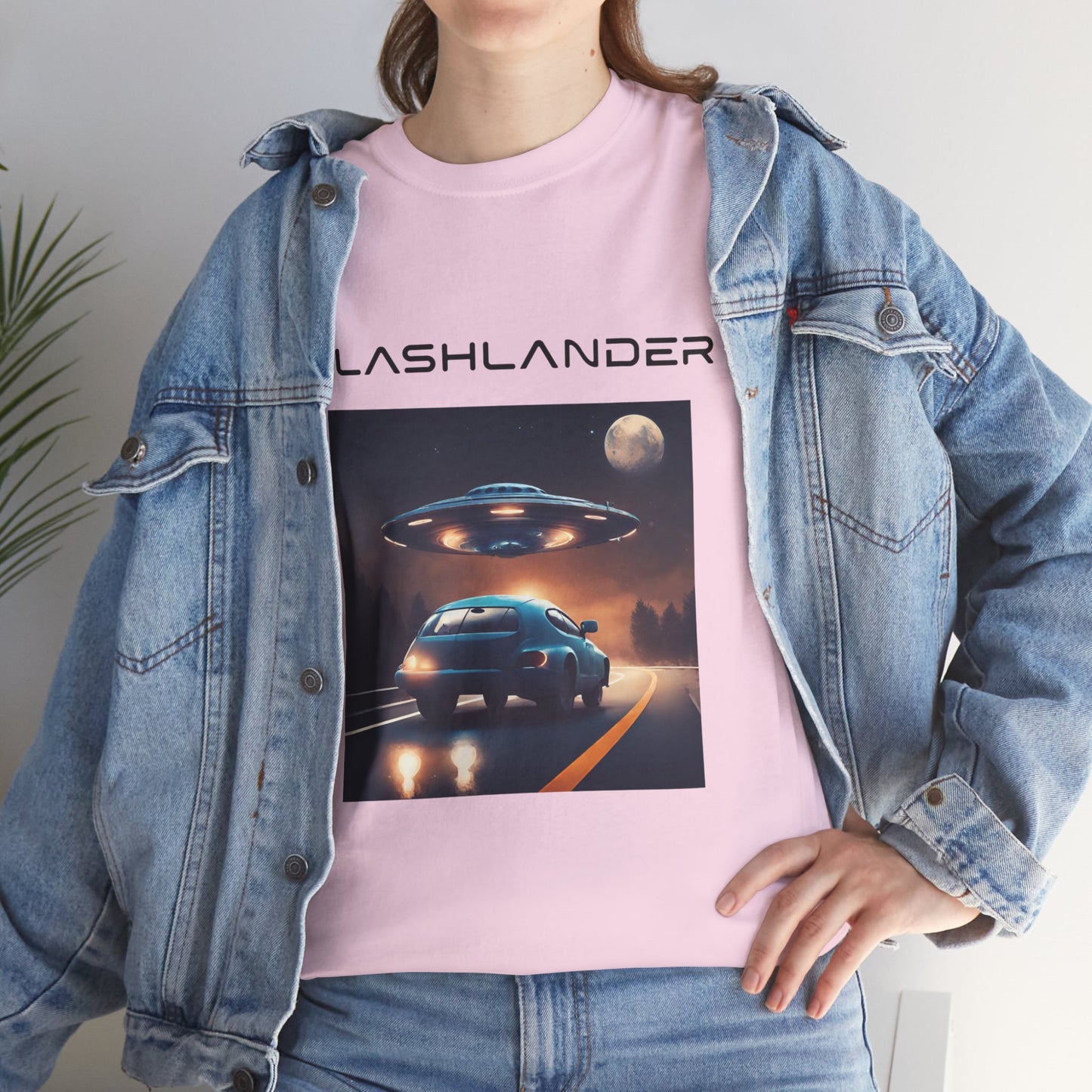 Retro UFO Alien Flashlander Gym Shirt