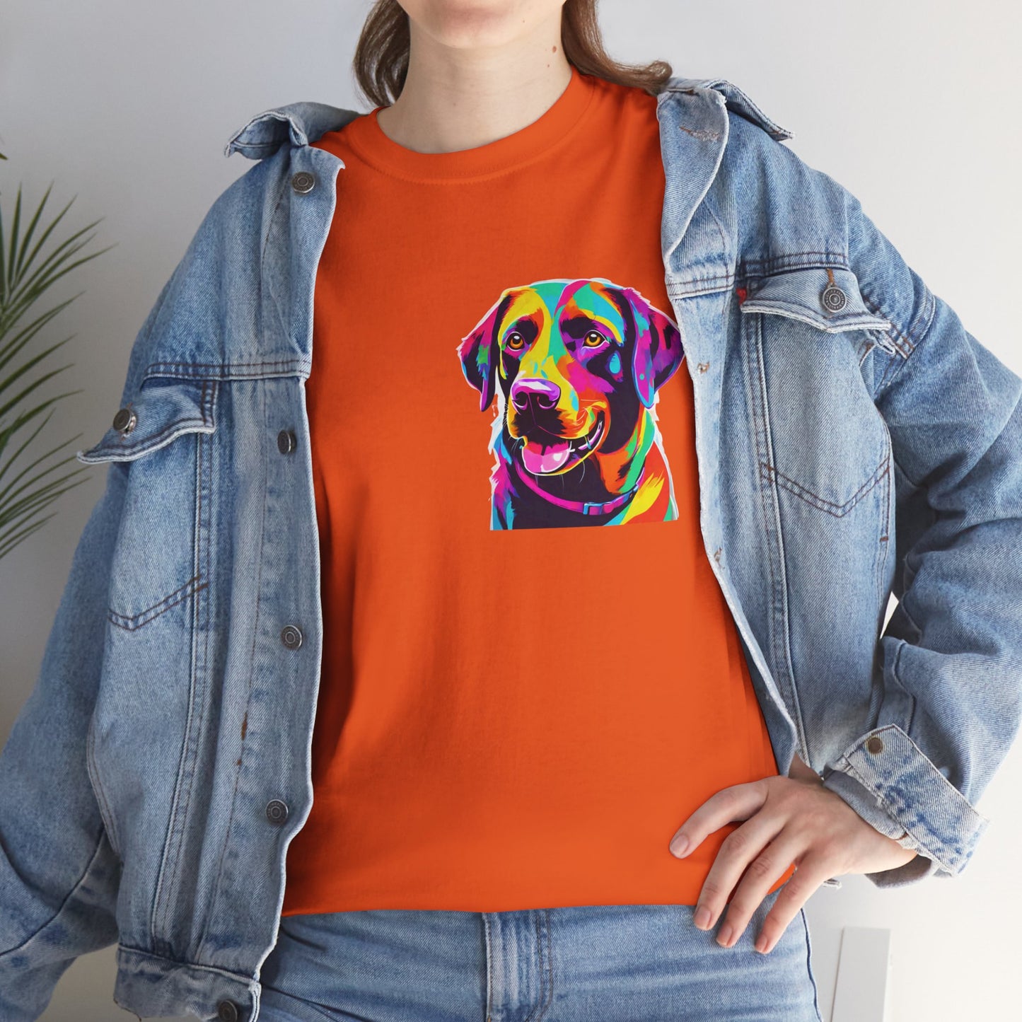 Pop Art Lab Dog in the Heart Flashlander Gym Shirt