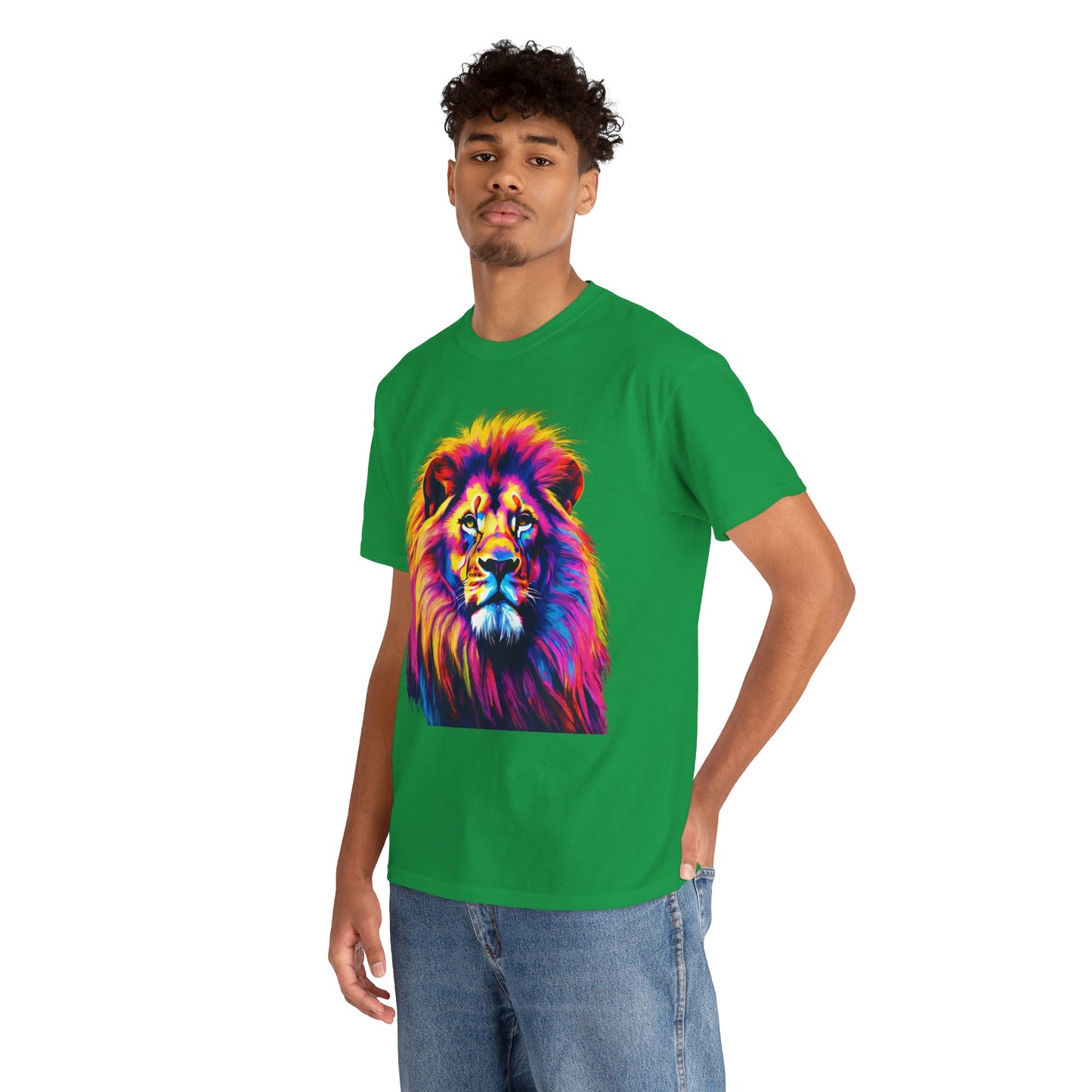 Lion Art Pop T-Shirt Flashlander