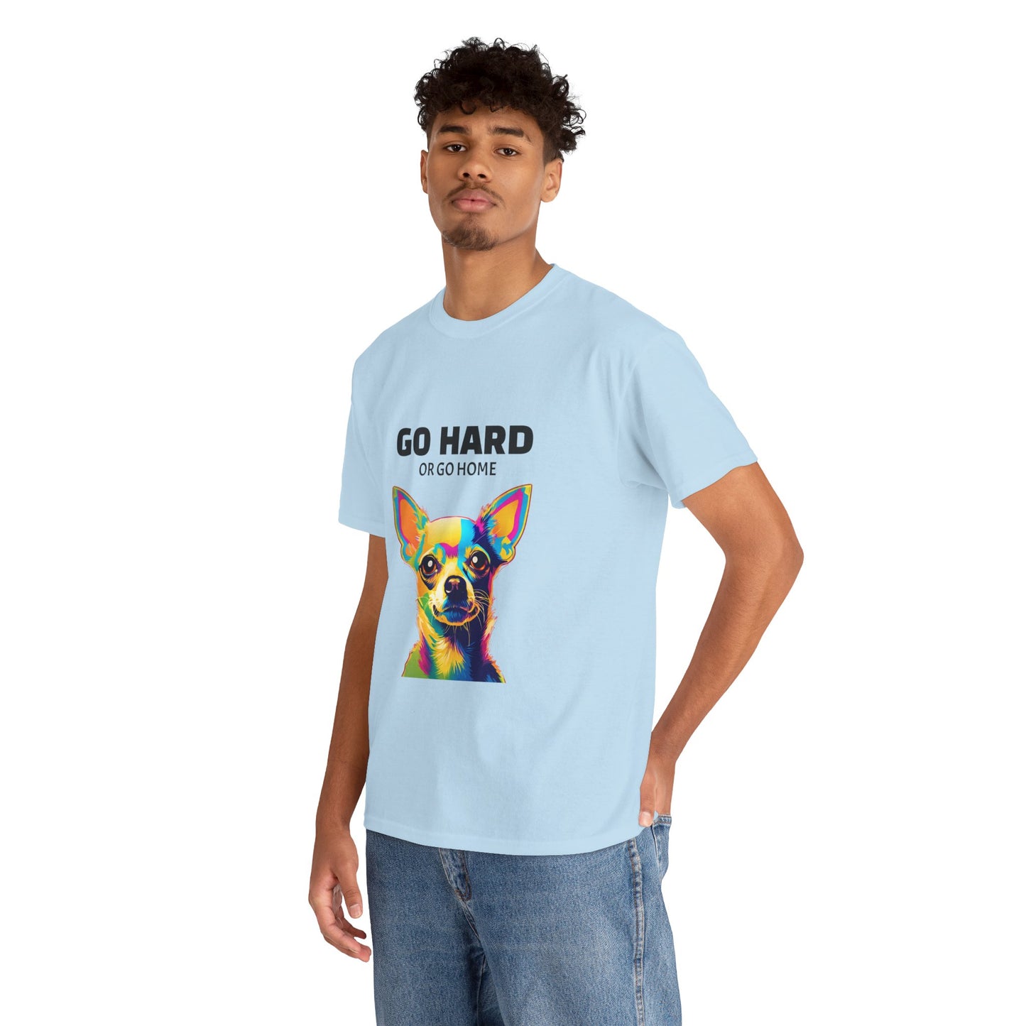 Chihuahua Dog Pop Art - Go Hard or Go Home Flashlander Gym Shirt