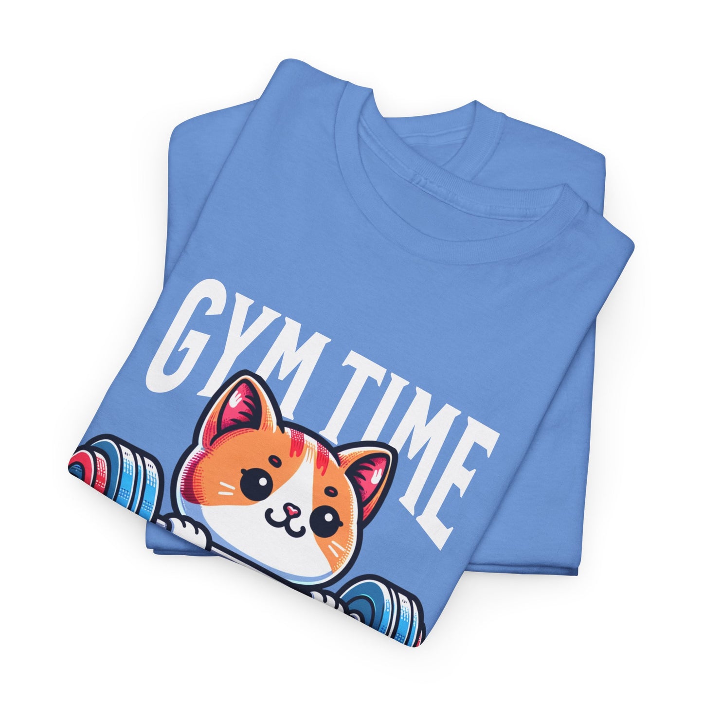 Cute Cat Gym Time Shirt Flashlander Graphic Tee