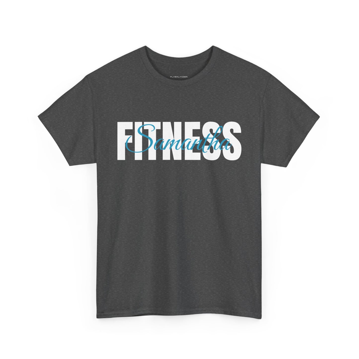 T-shirt de fitness personnalisé - T-shirt de sport Flashlander avec nom personnalisé