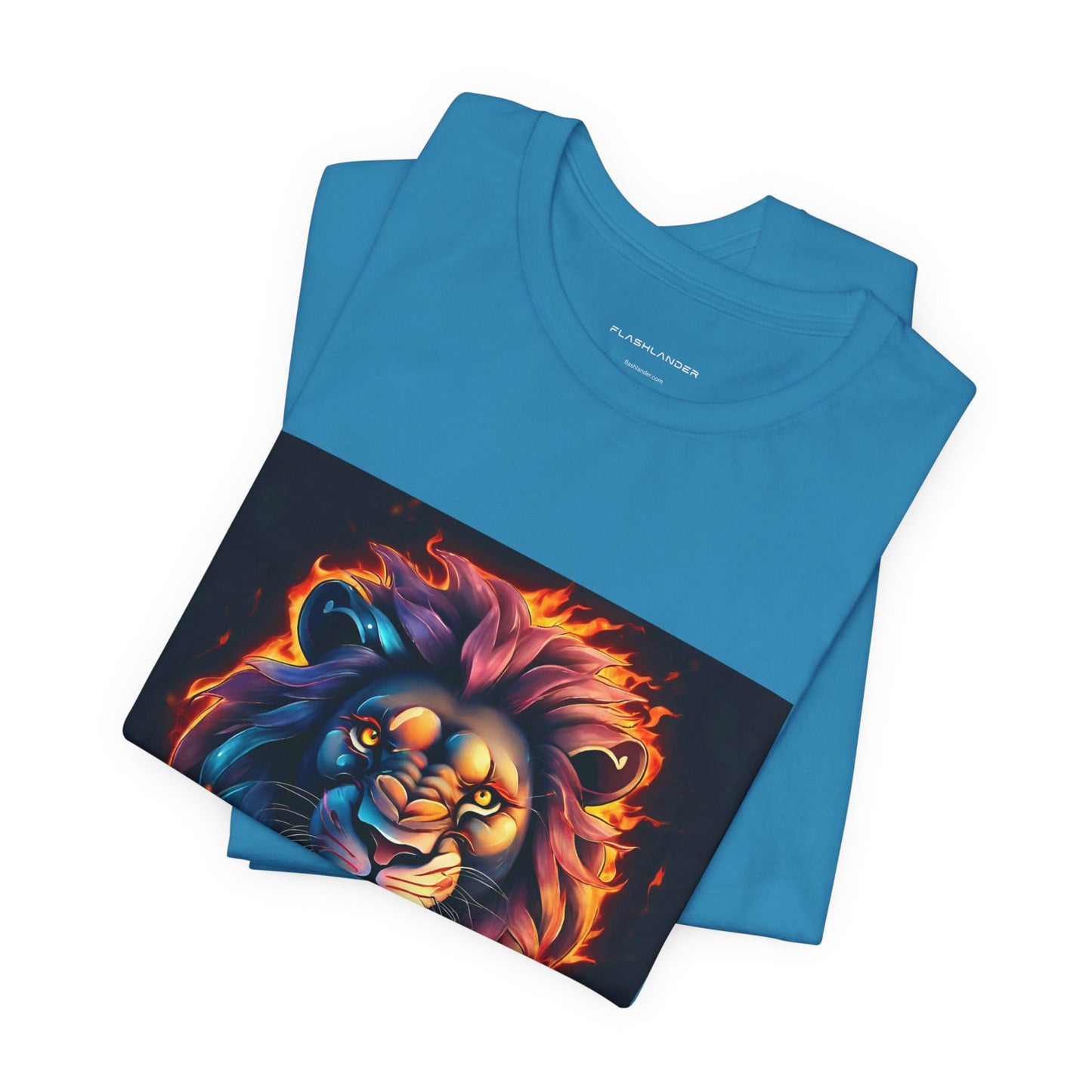 Brave Lion Flames Flashlander Gym Shirt