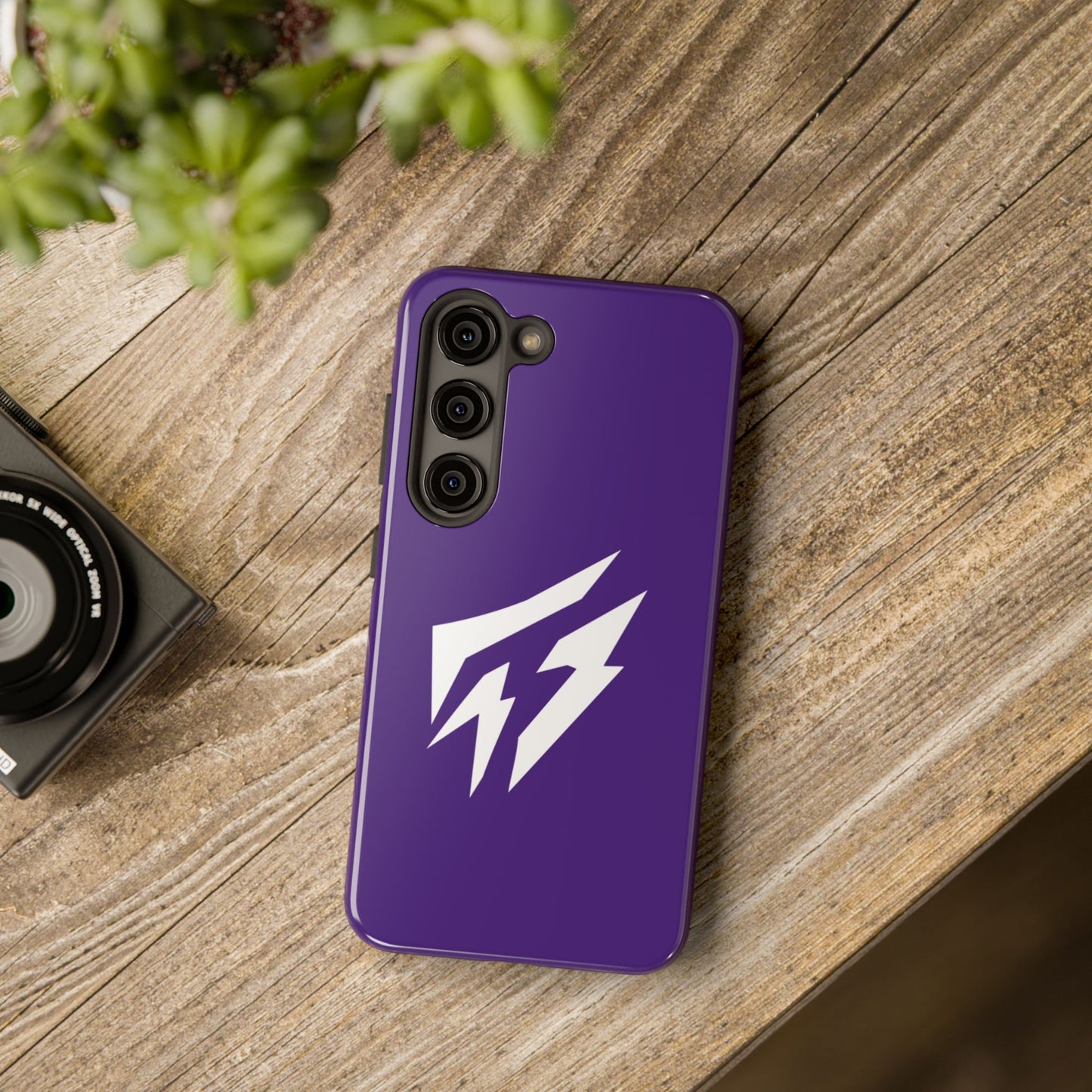 Flashlander Thunders Tough Phone Cases for all Iphone and Samsung Galaxy Purple