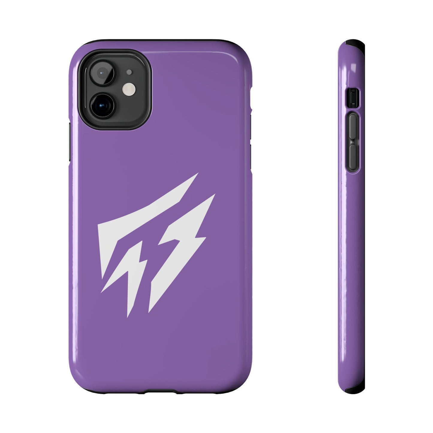 Flashlander Thunders Tough Phone Cases for all Iphone and Samsung Galaxy Light Purple