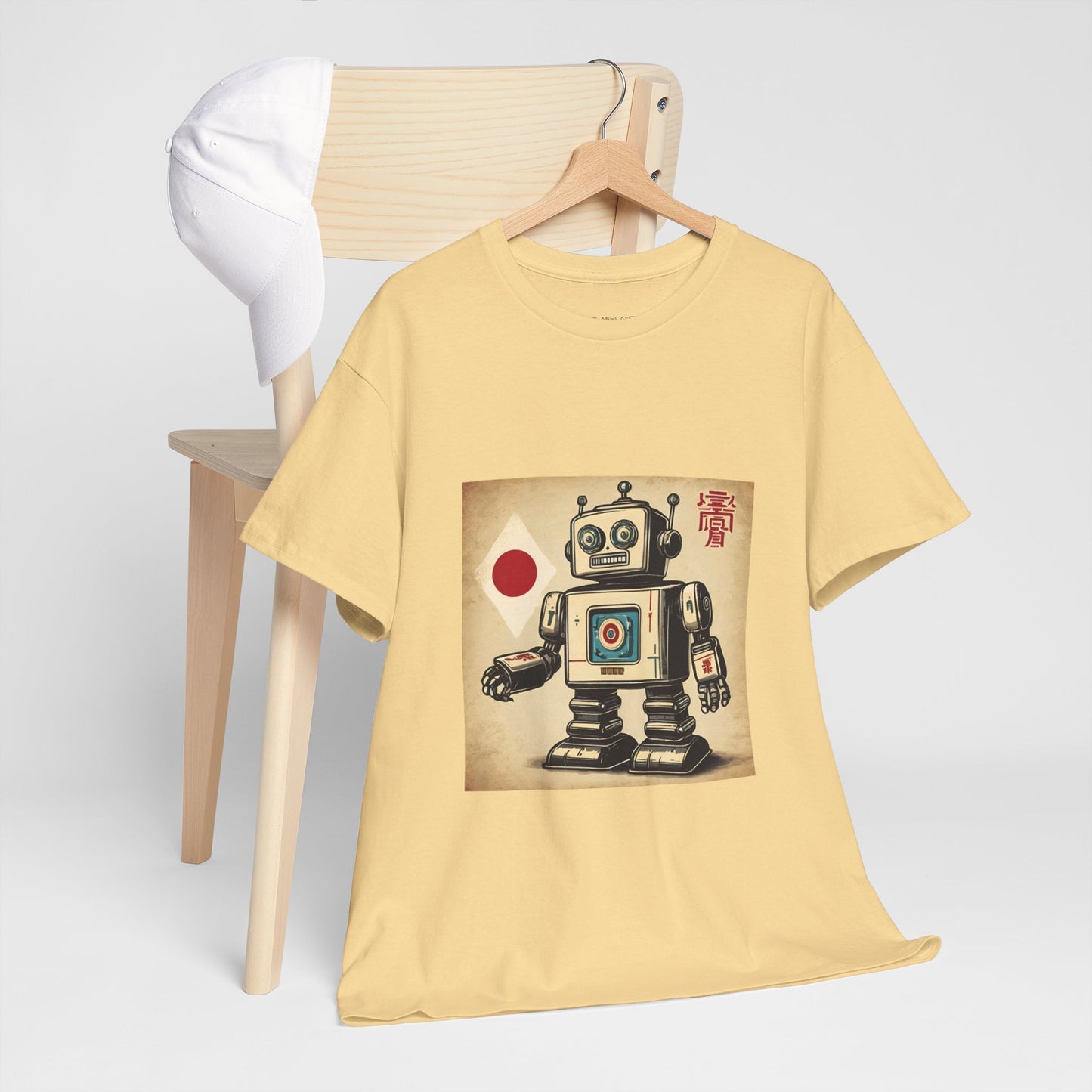 Camiseta deportiva con diseño de robot japonés vintage - Flashlander