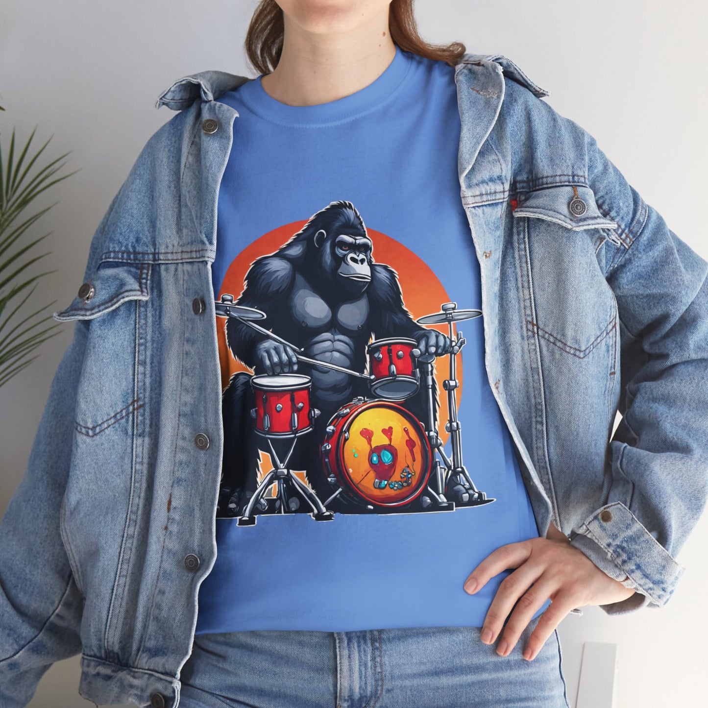 Muscle Gorilla Drummer Flashlander Gym Shirt