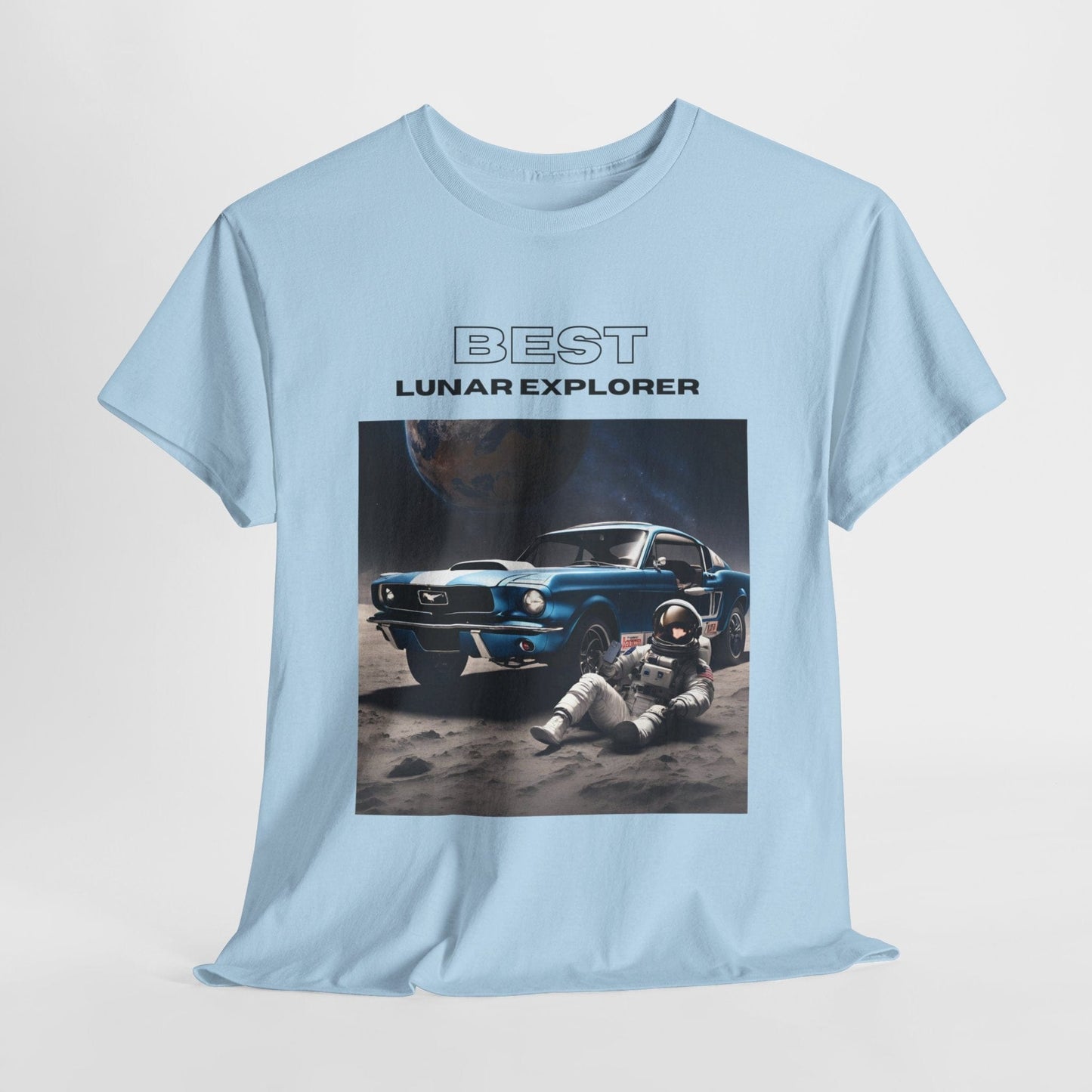 Astronaut Adventure Best Lunar Explorer Graphic Tee Flashlander