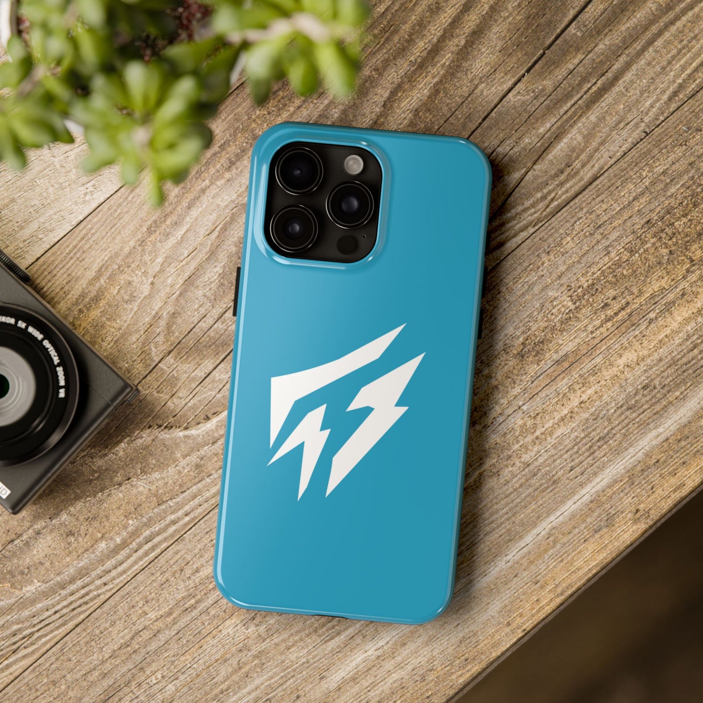 Flashlander Thunders Tough Phone Cases for all Iphone and Samsung Galaxy Blue Aqua Turquoise