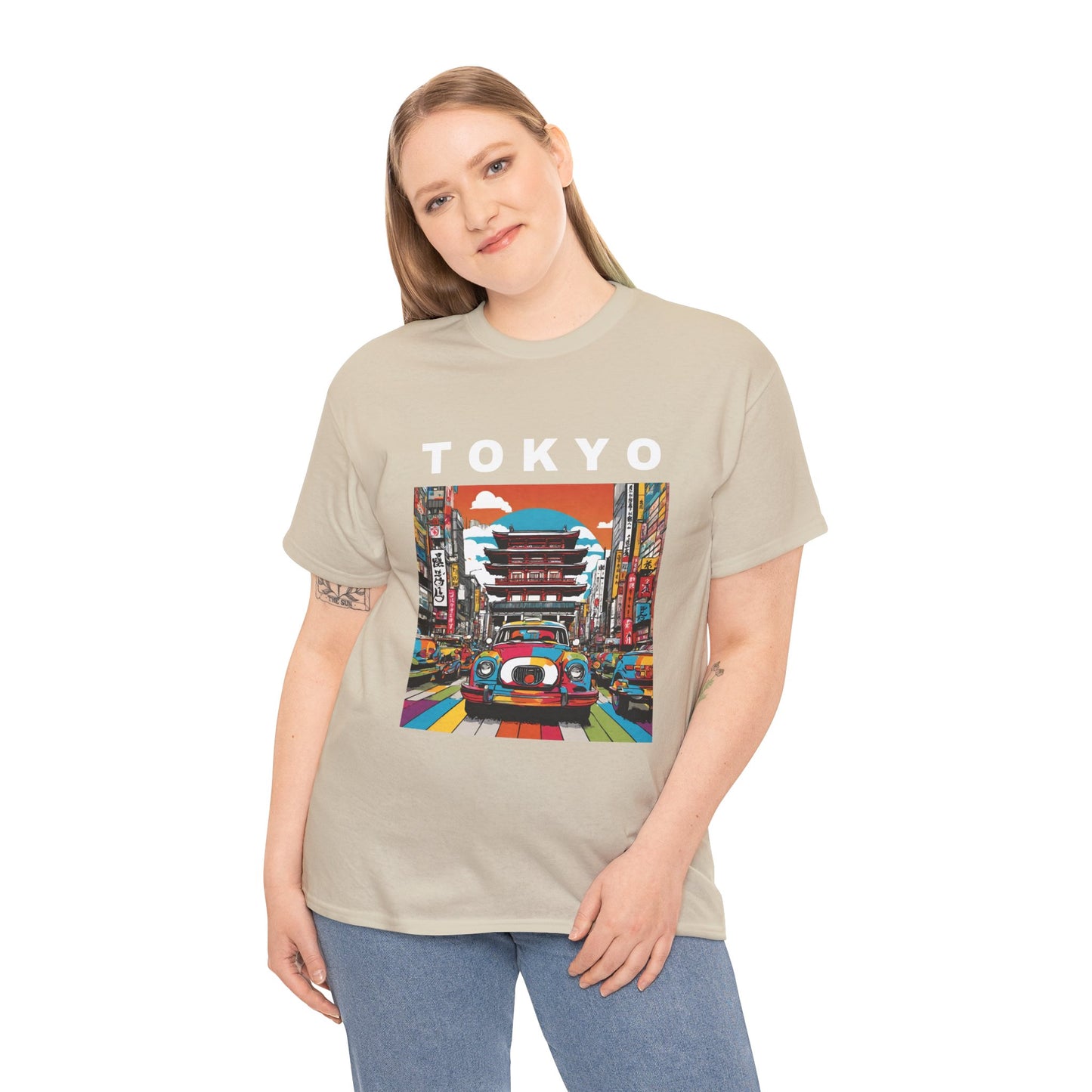 Tokyo Vintage Street Art Pop - Flashlander Gym Shirt