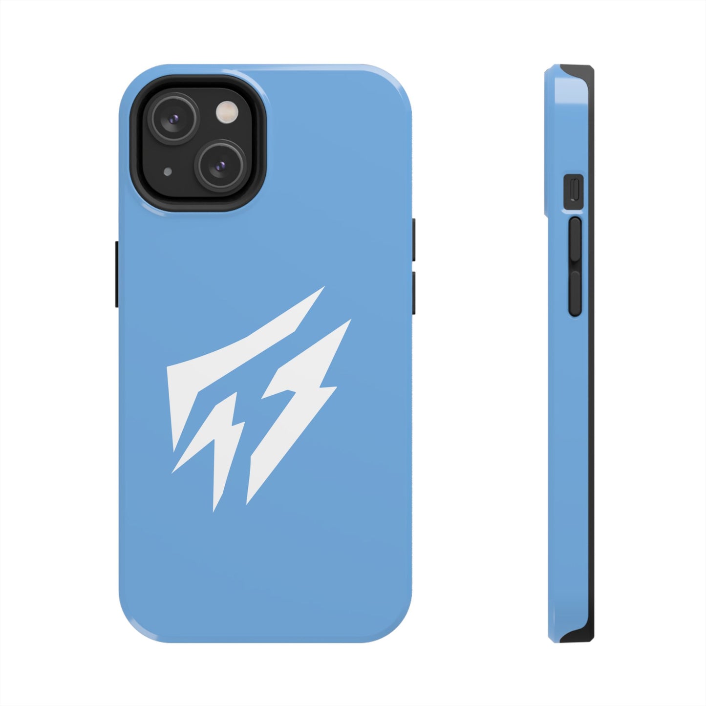 Flashlander Thunders Tough Phone Cases for all Iphone and Samsung Galaxy Light Blue